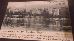 CROATIE ABBAZIA VILLEN AM HAFEN 1905 - Croatia