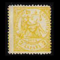 España.I REPÚBLICA.1874. Alegoría Justucia.2c.MNG.Edifil 143 - Unused Stamps