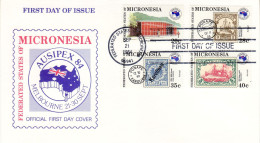 MICRONESIA 1984  MiNr 24 - 27 FDC - Micronésie