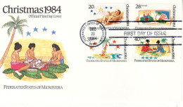 MICRONESIA 1984  MiNr 28 - 31 FDC - Micronésie