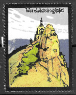 Reklamemarke  GERMANY Cinderella Vignette Reklamemarke WENDELSTEIN GIPFEL  WENDELSTEIN GIPFEL  (Bad Tölz) - Cinderellas