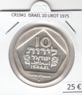 CR1941 MONEDA ISRAEL 10 LIROT 1975 PLATA - Israel