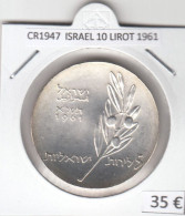CR1947 MONEDA ISRAEL 10 LIROT 1961 PLATA - Israel