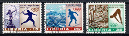 Liberia 1968 - Yv. 460/62, Mi. 706/08, Olymp. Games Mexico - Liberia