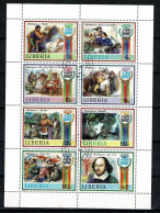 Liberia 1987 - Yv. 1047/54, Mi 1366/73 Shakespeare - Liberia