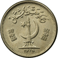 Monnaie, Pakistan, 25 Paisa, 1976, TTB, Copper-nickel, KM:37 - Pakistán