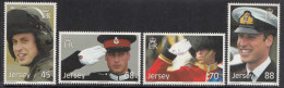 2012 Jersey Prince William Complete Set Of 4 MNH @ BELOW FACE VALUE - Jersey