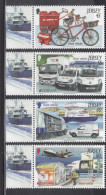 2013 Jersey Postal Vehicles Cycling Aviation Europa Complete Set Of 4 MNH @ BELOW FACE VALUE - Jersey