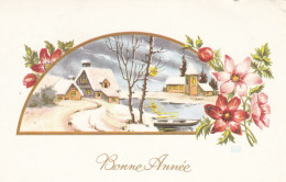 Bonne Année, Happy New Year, Gelukkig Nieuwjaar,  Winter Scene (pk86226) - Anno Nuovo