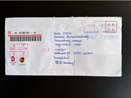 CHINA 2010 REGISTERED LETTER BEIJING TO LAATZEN GERMANY 02-08-2010 - Covers & Documents