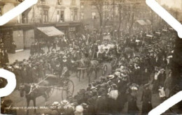 FISHERMANS FUNERAL PROCESSION HULL OCT 27TH 1904 OLD R/P POSTCARD DOGGER BANK - Hull