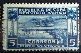CUBA                      P.A 1                        OBLITERE - Aéreo
