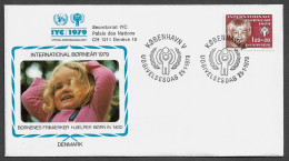 DENMARK FDC COVER - 1979 International Year Of The Child SET FDC (FDC79#08) - Cartas & Documentos