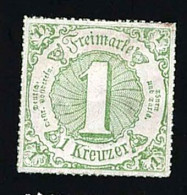 1866 Numeral  Michel DE-TT 51ax Stamp Number DE-TT 60 Yvert Et Tellier DE-TT 49 Stanley Gibbons DE-TT 80 X MH - Nuovi