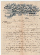 1906. AUSTRIA,VIENNA,HUGO HOLZBAUER FASHION,LETTERHEAD,LETTER TO SERBIA,BELGRADE - Austria