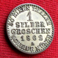 Germany Prussia 1 Grosh 1862 A Alemania Allemagne Preussen #1 W ºº - Autres & Non Classés