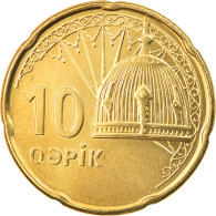 Monnaie, Azerbaïdjan, 10 Qapik, Undated (2006), SPL, Brass Plated Steel, KM:42 - Azerbaïdjan