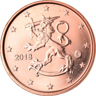 Finlande, Euro Cent, 2018, Vantaa, SPL, Copper Plated Steel - Finlandía
