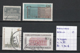 (TJ) Monumenten - Berlin 4 Zegels (gest./obl./used) - Monumenti