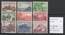 (TJ) Monumenten - Deutsches Reich - YT 654/62 (gest./obl./used) - Monumenti