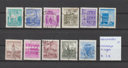 (TJ) Monumenten - Oostenrijk 11 Zegels (gest./obl./used) - Monumenti