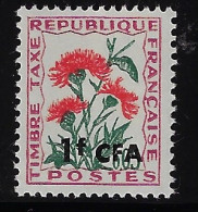 REUNION 1964 - TIMBRE TAXE FLEURS DES CHAMPS YT TT48 - CFATT48-1 - Timbres-taxe