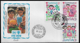 HUNGARY FDC COVER - 1979 International Year Of The Child SET FDC (FDC79#08) - Covers & Documents