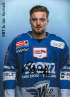 Autogramm Eishockey AK Julian Kornelli Schwenninger Wild Wings 18-19 Villacher SV VSV Landshut Villingen-Schwenningen - Sports D'hiver