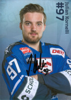 Autogramm Eishockey AK Julian Kornelli Schwenninger Wild Wings 19-20 Villacher SV VSV Landshut Villingen-Schwenningen - Sports D'hiver