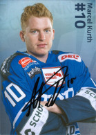 Autogramm Eishockey AK Marcel Kurth Schwenninger Wild Wings 19-20 Donaueschingen Lausitzer Füchse Nürnberg Ice Tigers - Sports D'hiver