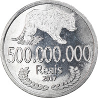 Monnaie, CABINDA, Cinq Cents Millions De Reais, 2017, SPL, Aluminium - Angola
