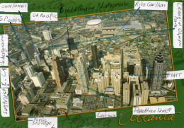 CPM - ETATS UNIS - GEORGIE - ATLANTA - VUE AERIENNE - ANNOTATION PAR L'EXPEDITEUR - Atlanta