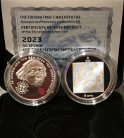 6 Euro Gedenkmünze 2023 Griechenland / Greece - Aufstand Im Athener Polytechnikum - Silber In Farbe - Griechenland
