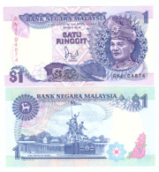 MALAYSIA 1 RINGGIT 1989 P-27b UNC - Malesia