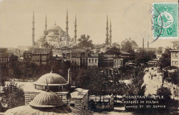 TURQUIE - Constantinople - Mosquée Du Sultan Ahmed Et Ste Sophie - Carte Postale Ancienne - Türkei
