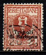 ITALIA REGNO - UFFICI ALL'ESTERO - TRIPOLI DI BARBERIA - 1909 - 2 C. - USATO - General Issues