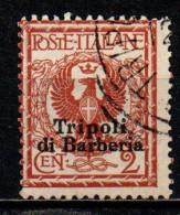 ITALIA REGNO - UFFICI ALL'ESTERO - TRIPOLI DI BARBERIA - 1909 - 2 C. - USATO - Emisiones Generales