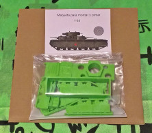 Kit Maqueta Para Montar Y Pintar - Vehículo Militar . Tanque Soviético T35 - 1935 - Militaire Voertuigen