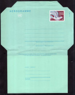 United Nations - 1982 - Aerogram - Caja 30 - Ongebruikt