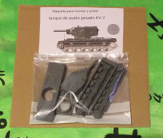 Kit Maqueta - Vehículo Militar - Tanque De Asalto Kv2 Kliment Voroshílov 2 . 1938. - Militaire Voertuigen