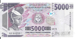 GUINEE 5000 FRANCS 2015 UNC P 49 - Guinee