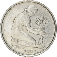 Monnaie, République Fédérale Allemande, 50 Pfennig, 1981, Hambourg, TTB - 50 Pfennig
