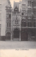 BELGIQUE - Brugge - Bruges - La Bibliotheque - Carte Postale Ancienne - Brugge