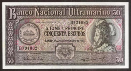 SAINT THOMAS & PRINCE (Sao Tome). 50 Escudos 20.11.1958. Pick 37. UNC. - Sao Tomé Et Principe