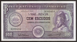 SAINT THOMAS & PRINCE (Sao Tome). 100 Escudos 20.11.1958. Pick 38. UNC. - San Tomé E Principe