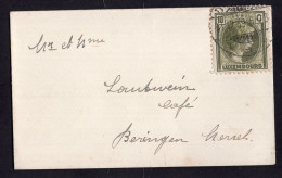 Luxembourg  -1939 - Letter - Caja 30 - 1926-39 Charlotte Right-hand Side