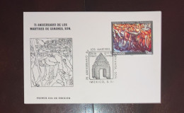 SD)1981, MEXICO, MAXIMUM CARD, 75TH ANNIVERSARY OF THE MARTYRS OF CANANEA, SON, MONUMENT TO THE MEXICAN REVOLUTION - Mexique