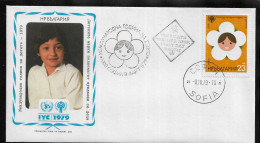 BULGARIA FDC COVER - 1979 International Year Of The Child SET FDC (FDC79#08) - Briefe U. Dokumente