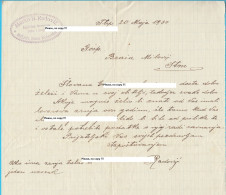 MARKO B. RADOVIĆ - RISAN (Boka Kotorska) ... Montenegro Old Commercial Letter From 1930. Sent In Ston (Croatia) - Other & Unclassified