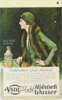 TC JAPON / 110-011 - PARFUM EAU DE COLOGNE 4711 - FEMME - KÖLNISCH WASSER WOMAN GIRL POSTER GERMANY Rel. JAPAN Pc - 256 - Profumi